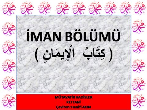 İMAN BÖLÜMÜ