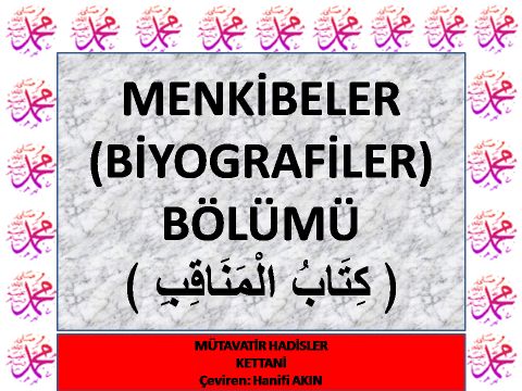 MENKİBELER BÖLÜMÜ