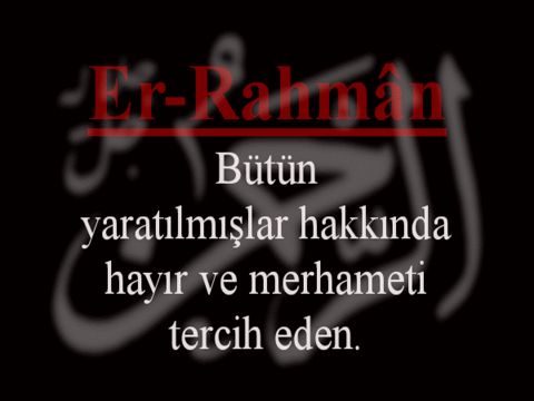 er-Rahman,er-Rahim,el-Melik