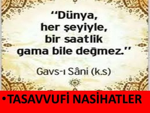 TASAVVUFİ SOHBETLER 13-14