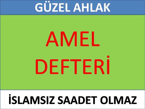 AMEL DEFTERİ