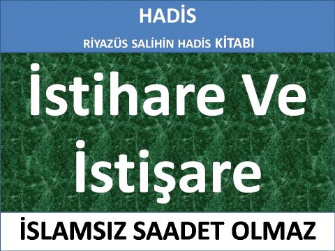 İstihare Ve İstişare