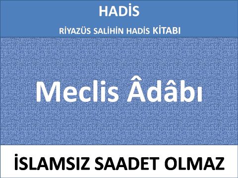 Meclis Âdâbı 