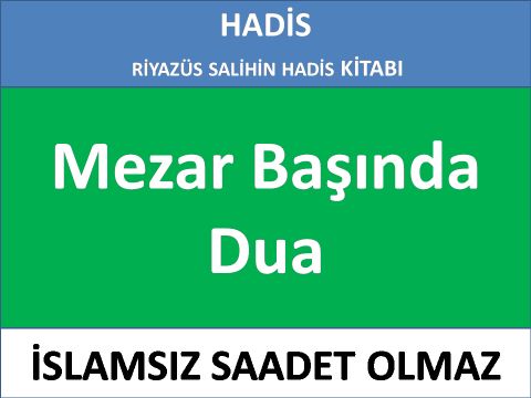 Mezar Başında Dua 