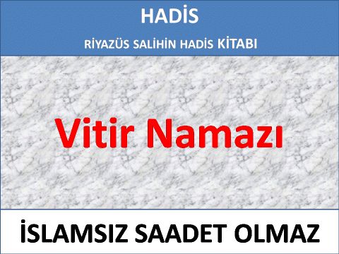 Vitir Namazı