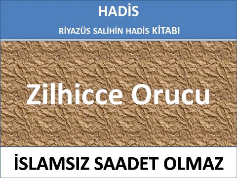 Zilhicce Orucu