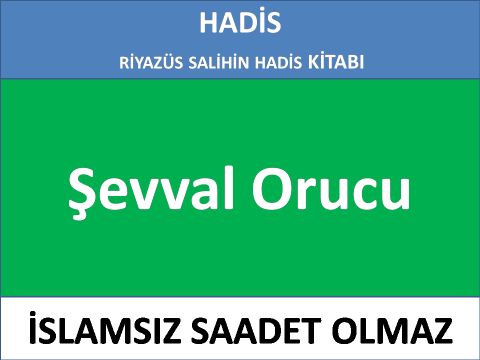 Şevval Orucu