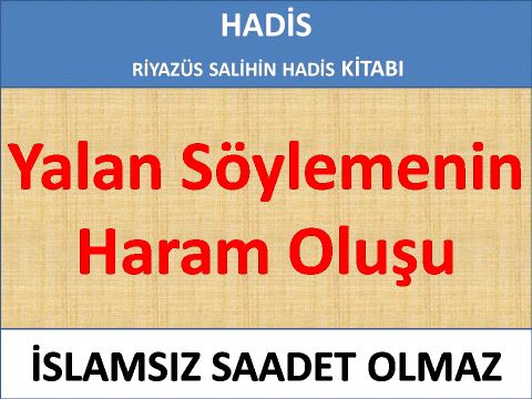 Yalan Söylemenin Haram Oluşu