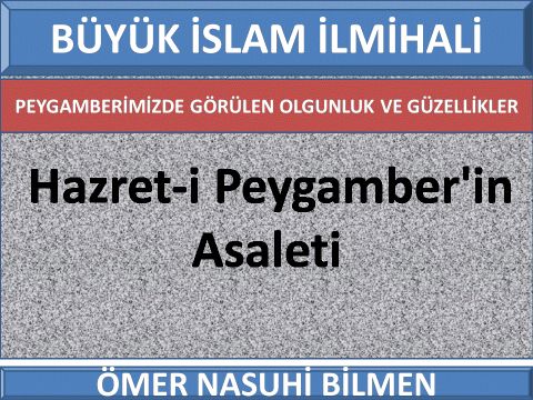 Hazret-i Peygamber'in Asaleti