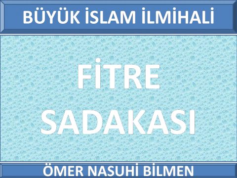    FİTRE SADAKASI