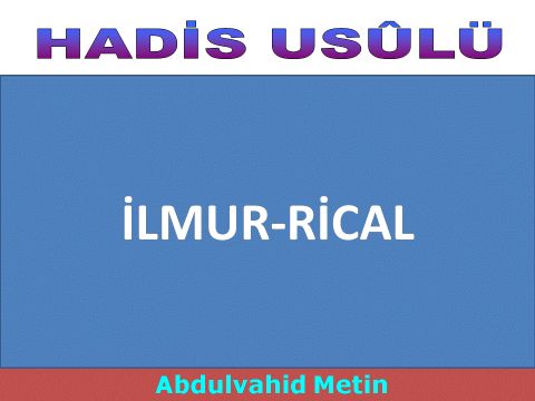 İLMUR-RİCAL