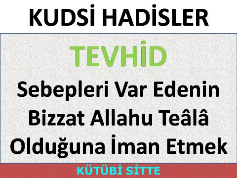 Sebepleri Var Edenin Bizzat Allahu Teâlâ Olduğuna İman Etmek